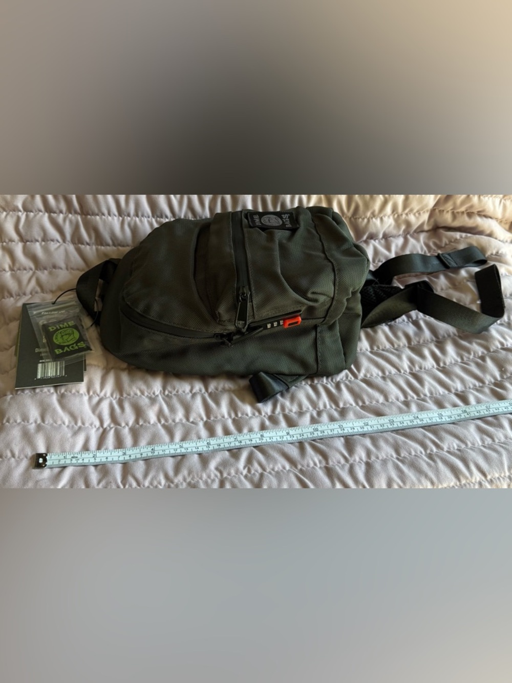 Dimebags - Green - Mini Molly - Combo Locking Backpack *REUPLOAD*